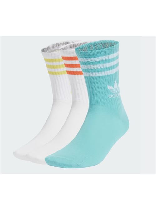 crew sock 3str ADIDAS ORIGINAL | JI9473WHI